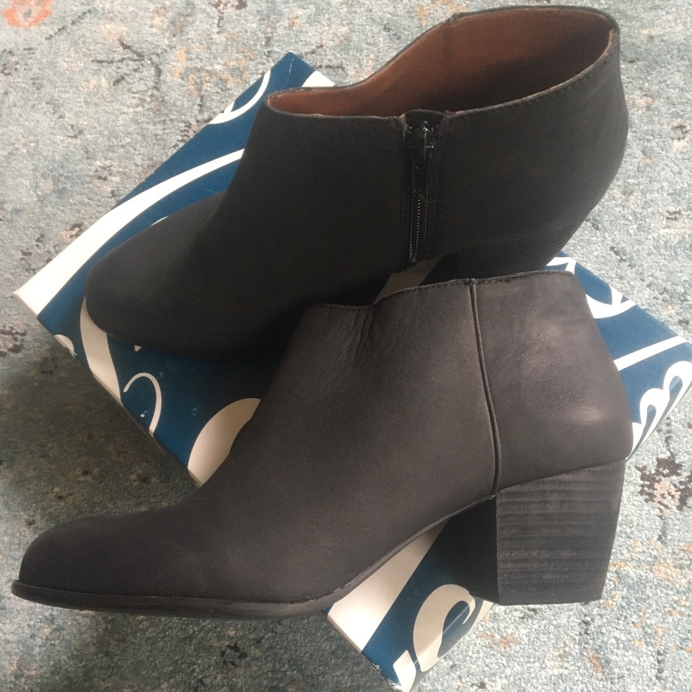 Lucky Brand Black Booties